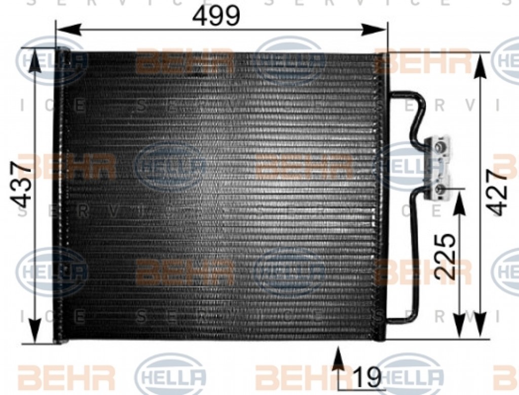 A/C Condensor E38